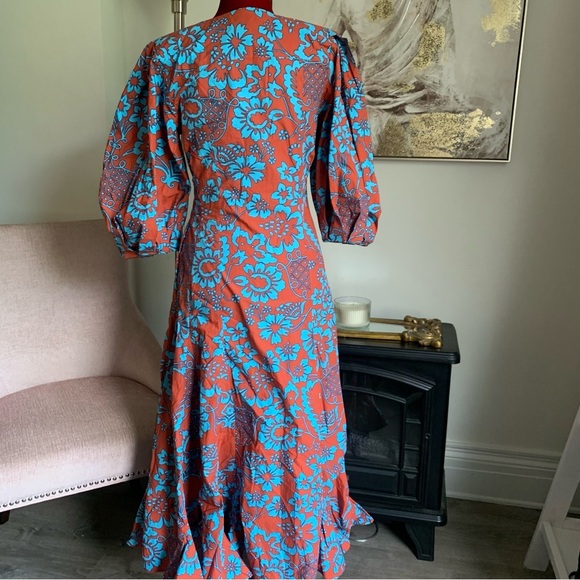 RHODE FLORAL MIDI DRESS - Picture 5 of 13